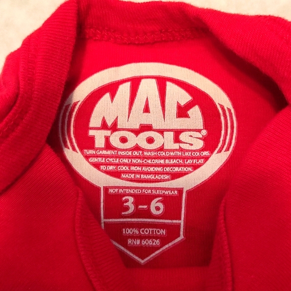 Two Mac Tools onesies/bodysuits - Picture 4 of 7